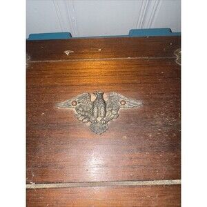 vintage jewelry box, writing slope, or despatch box